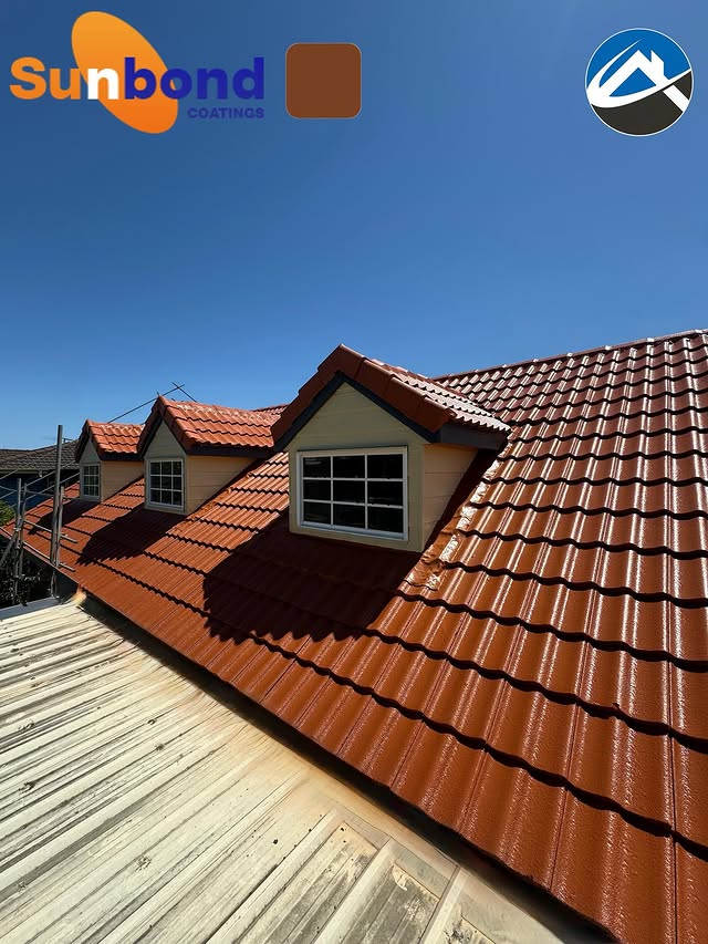 Terracotta tile roof coating restoration